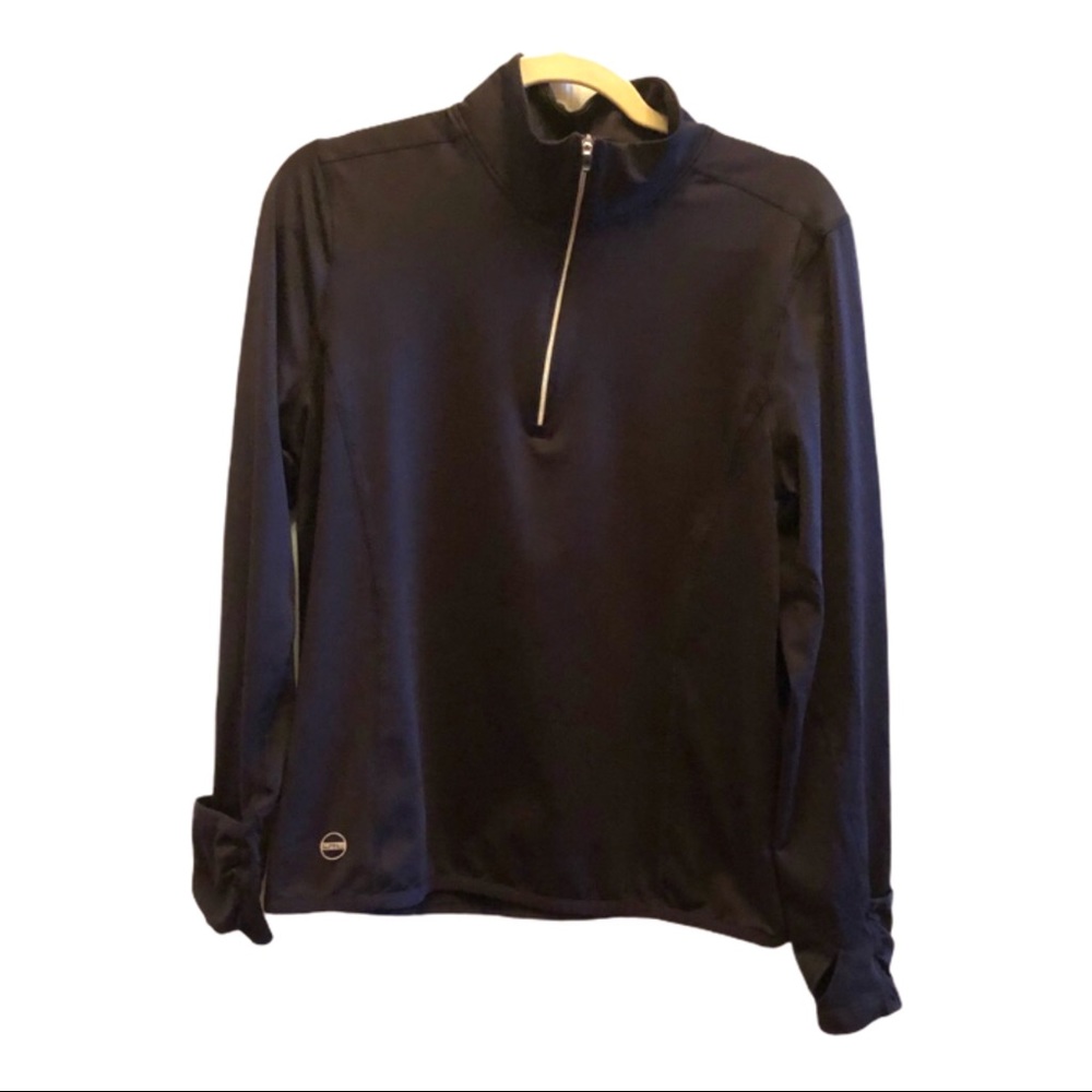 Lauren Ralph Lauren half zip athletic top l